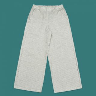 Lenvászon pamuttal Lira medium stripe beige