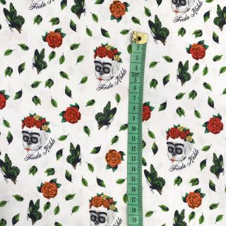 Pamutvászon FRIDA Art rose digital print