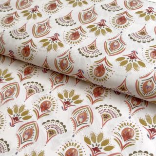 Pamutvászon Motif off white digital print