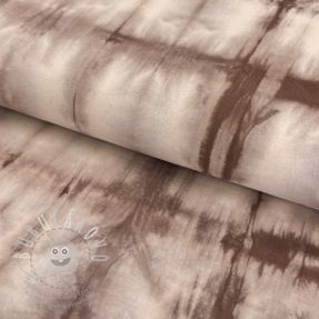 Pamutvászon HAND TIE DYE mauve