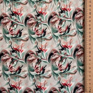 Viszkóz RAYON POPLIN Diverse graphics design E digital print