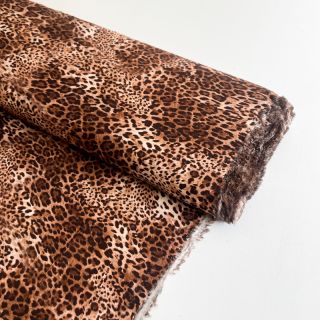 Viszkóz RAYON POPLIN Jungle design B digital print