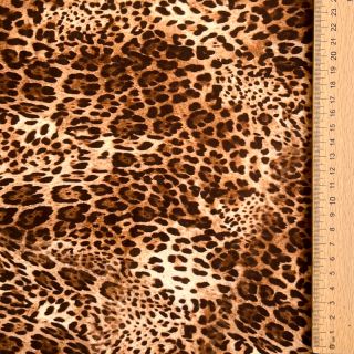 Viszkóz RAYON POPLIN Jungle design B digital print