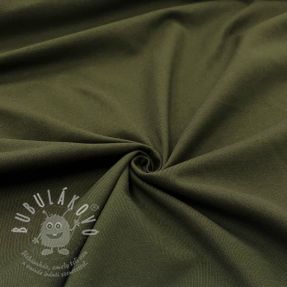 Jersey pamut camo green