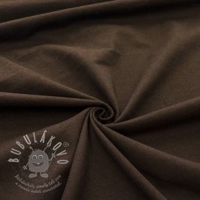 Jersey pamut dark mocha