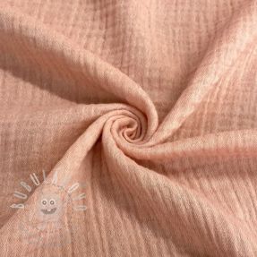 Dupla géz/muszlin MELANGE pink