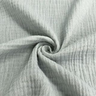 Dupla géz/muszlin MELANGE light blue