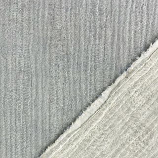 Dupla géz/muszlin MELANGE light blue