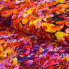 Jersey VISCOSE LYCRA HEAVY Watercolor Abstract design B digital print
