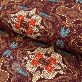 Jersey VISCOSE LYCRA HEAVY Batik design A digital print