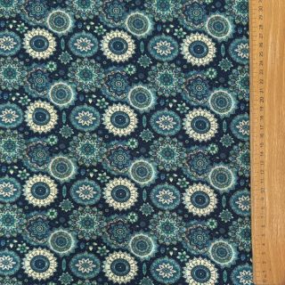 Jersey VISCOSE LYCRA HEAVY Fleur design A digital print