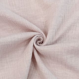 Dupla géz/muszlin MELANGE baby pink