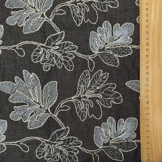 Pamutvászon JEANS EMBROIDERY Lisa design D