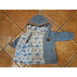 Jersey Happy dinos grey digital print