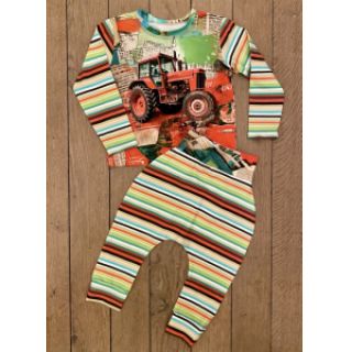 Jersey Great big farm green stripe digital print