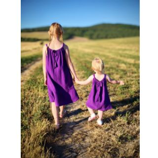 Dupla géz/muszlin violet