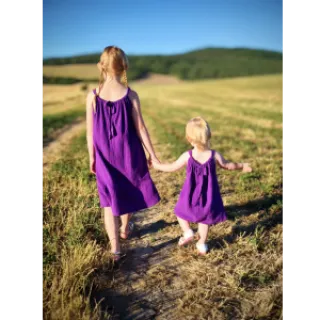 Dupla géz/muszlin violet
