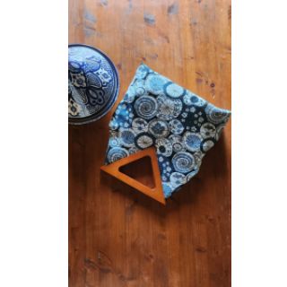 Dekorációs anyag jacquard Kusmi bleu
