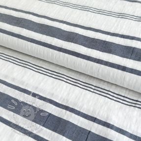 Pamutvászon YARN DYED Structure navy