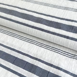 Pamutvászon YARN DYED Structure navy