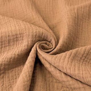 Dupla géz/muszlin 160 cm dune