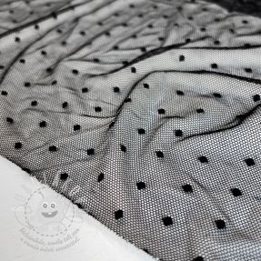 Tüll TÜTÜ STRETCH Dot black