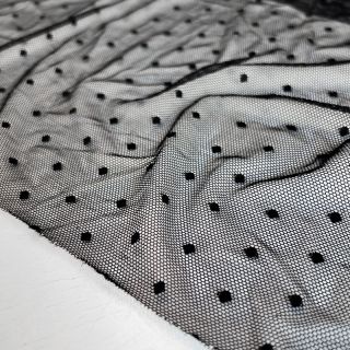 Tüll TÜTÜ STRETCH Dot black