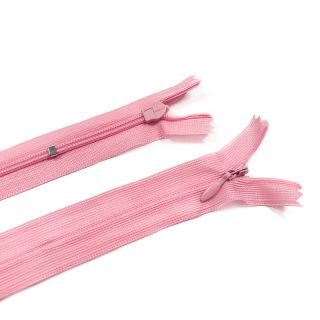 Cipzár 25 cm rejtett nem bontható pink