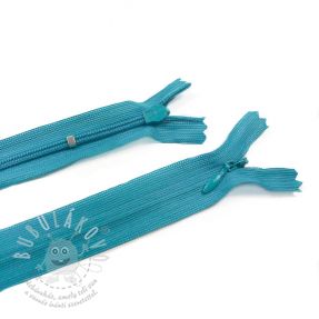Cipzár 25 cm rejtett nem bontható aqua