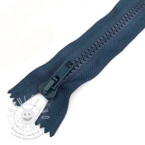 Fogazott cipzár bontható 70 cm marine