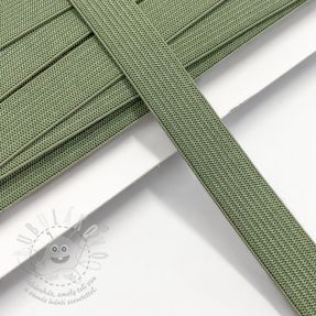 Lapos gumi 15 mm dark old green