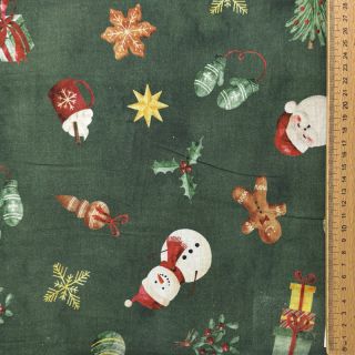 Pamutvászon Cosy Warm Xmas