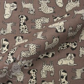 Dekorációs anyag Linenlook premium Dog Wildlife Art