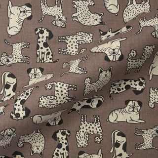 Dekorációs anyag Linenlook premium Dog Wildlife Art