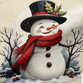 Dekorációs anyag GOBELIN PREMIUM Happy Snowman PANEL