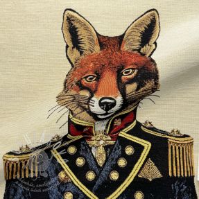 Dekorációs anyag GOBELIN PREMIUM Fox Admiral Statue PANEL