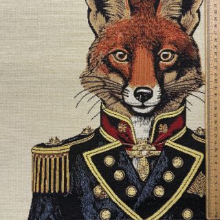 Dekorációs anyag GOBELIN PREMIUM Fox Admiral Statue PANEL