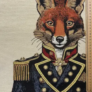 Dekorációs anyag GOBELIN PREMIUM Fox Admiral Statue PANEL