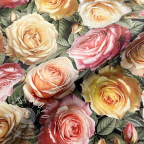 Dekorációs anyag VELVET Romantic Rose Charm