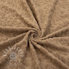 Frottír Animal skin brown