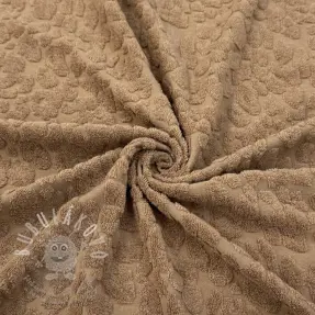 Frottír Animal skin brown