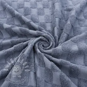 Frottír Checks blue