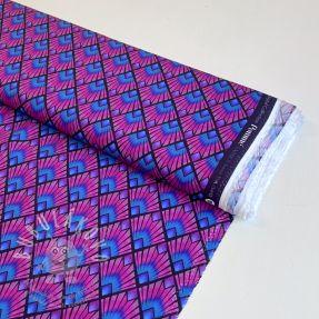 Viszkóz RADIANCE Graphic navy digital print
