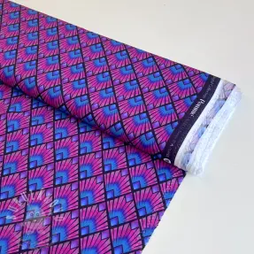 Viszkóz RADIANCE Graphic navy digital print