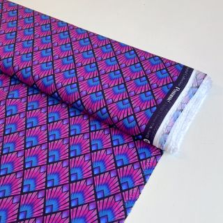 Viszkóz RADIANCE Graphic navy digital print