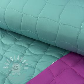 Steppelt anyag Graphic square cyan cerise