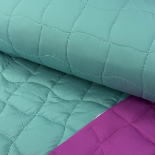 Steppelt anyag Graphic square cyan cerise