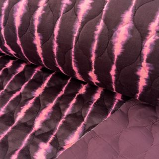 Steppelt anyag VELVET Stripes cerise
