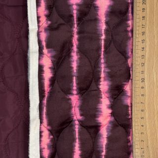 Steppelt anyag VELVET Stripes cerise