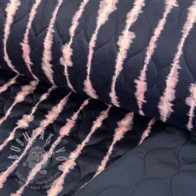 Steppelt anyag VELVET Stripes navy